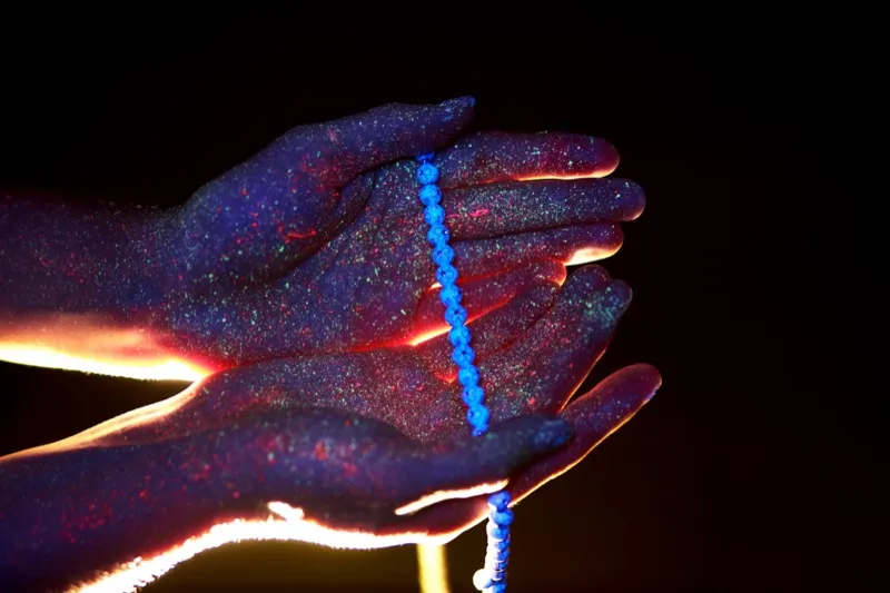 Open hands raised in supplication